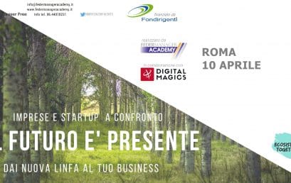 ECOSISTEMA TOGETHER: Start up e Imprese a Roma per l’evento finale