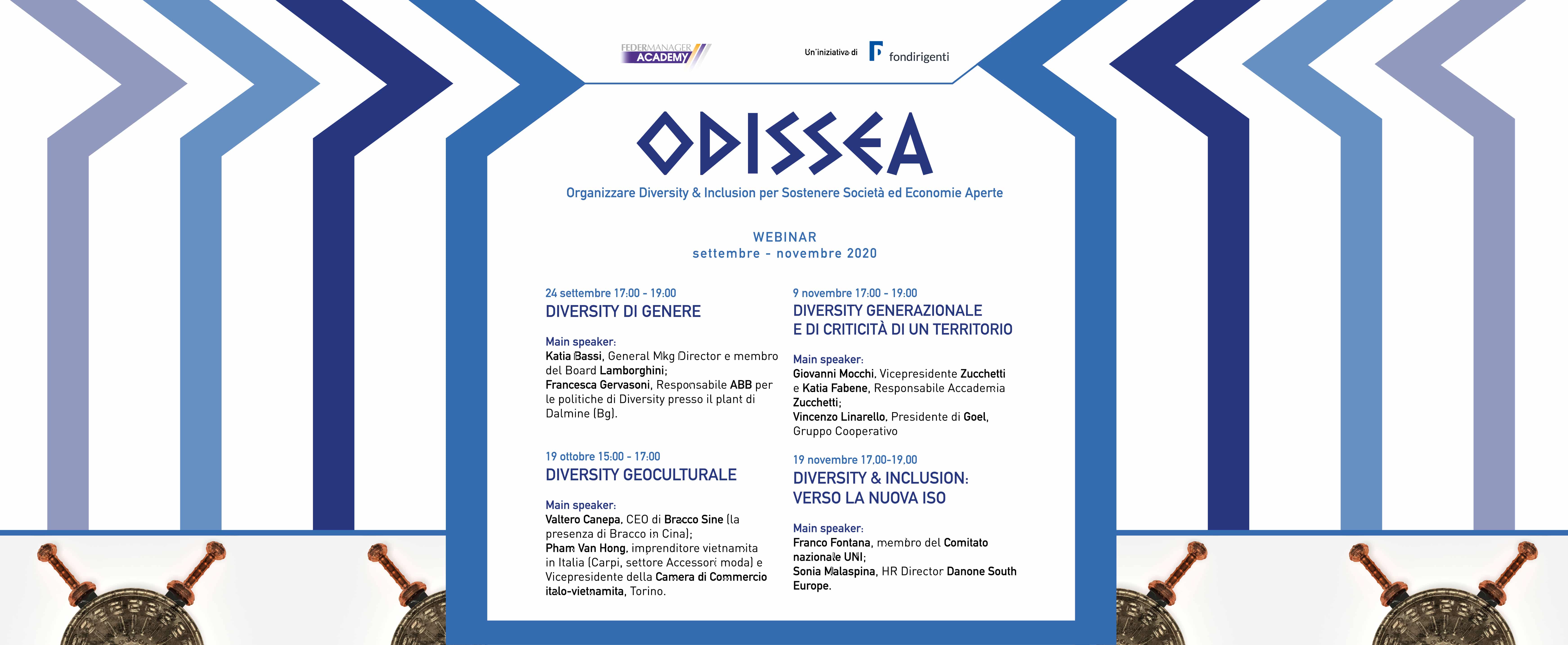 Progetto Fondirigenti su Diversity&Inclusion: idee per la ripresa con webinar di eccellenza Progetto Fondirigenti su Diversity&Inclusion: idee per la ripresa con webinar di eccellenza