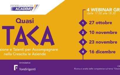 Partiti i webinar gratuiti di “Quasi ITACA: Inclusione e Talenti per Accompagnare nella Crescita le Aziende”