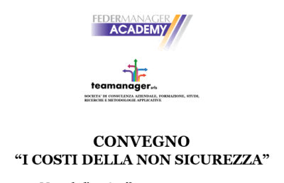 I costi della non sicurezza