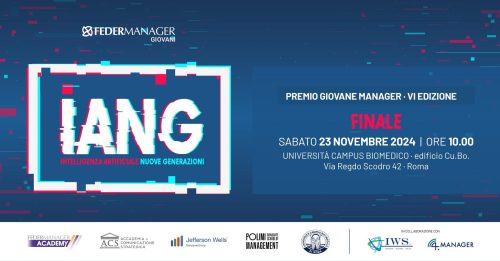 Finale Premio Giovane Manager Finale Premio Giovane Manager