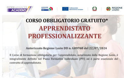𝐏𝐫𝐞-𝐢𝐬𝐜𝐫𝐢𝐳𝐢𝐨𝐧𝐢 𝐀𝐩𝐞𝐫𝐭𝐞 𝐚𝐥 𝐂𝐨𝐫𝐬𝐨 𝐎𝐛𝐛𝐥𝐢𝐠𝐚𝐭𝐨𝐫𝐢𝐨 𝐆𝐫𝐚𝐭𝐮𝐢𝐭𝐨 “𝐀𝐏𝐏𝐑𝐄𝐍𝐃𝐈𝐒𝐓𝐀𝐓𝐎 𝐏𝐑𝐎𝐅𝐄𝐒𝐒𝐈𝐎𝐍𝐀𝐋𝐈𝐙𝐙𝐀𝐍𝐓𝐄” – 𝐀𝐮𝐭𝐨𝐫𝐢𝐳𝐳𝐚𝐭𝐨 𝐑𝐞𝐠𝐢𝐨𝐧𝐞 𝐋𝐚𝐳𝐢𝐨 𝐃𝐃 𝐧. 𝐆𝟎𝟗𝟕𝟔𝟖 𝐝𝐞𝐥 𝟐𝟐/𝟎𝟕/𝟐𝟎𝟐𝟒