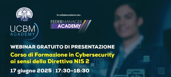 ISCRIVITI AL WEBINAR GRATUITO “CYBERSECURITY AI SENSI DELLA DIRETTIVA NIS 2” ISCRIVITI AL WEBINAR GRATUITO “CYBERSECURITY AI SENSI DELLA DIRETTIVA NIS 2”